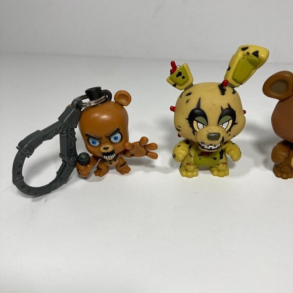 Lot of 6 Five Nights at Freddy's Mini Figures Balloon Springtrap FNAF - Picture 2 of 14